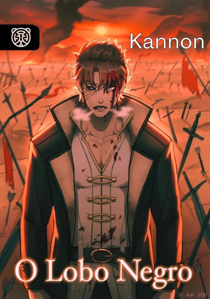 Capa de  O Lobo Negro