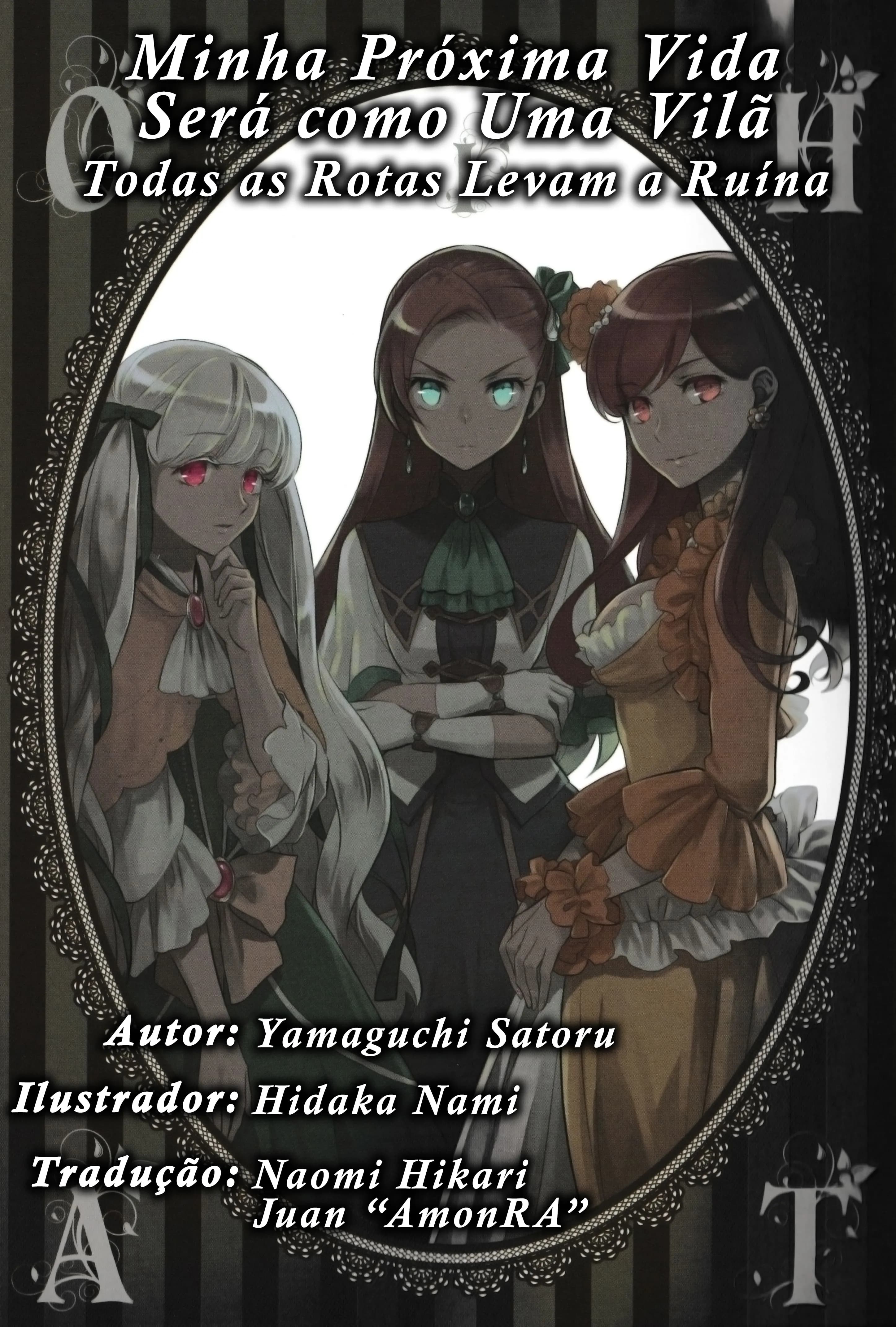 Capa de Eu Reencarnei em um Jogo Otome Como uma Vilã com Apenas Bandeiras de Destruição (WN)