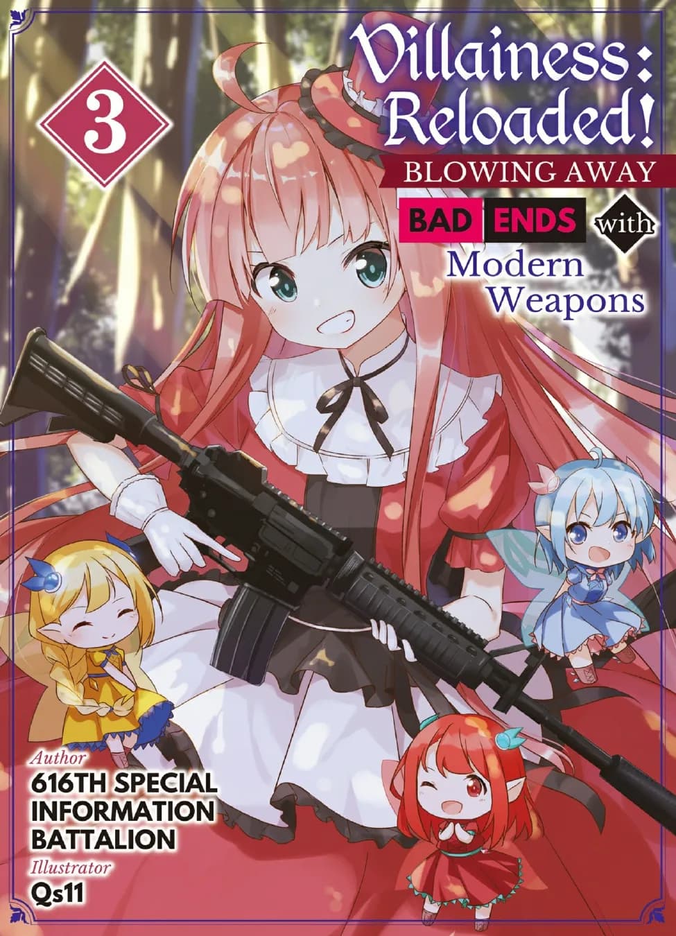 Capa de Vilã: Recarregar! Acabando com os Finais Ruins com Armas Modernas