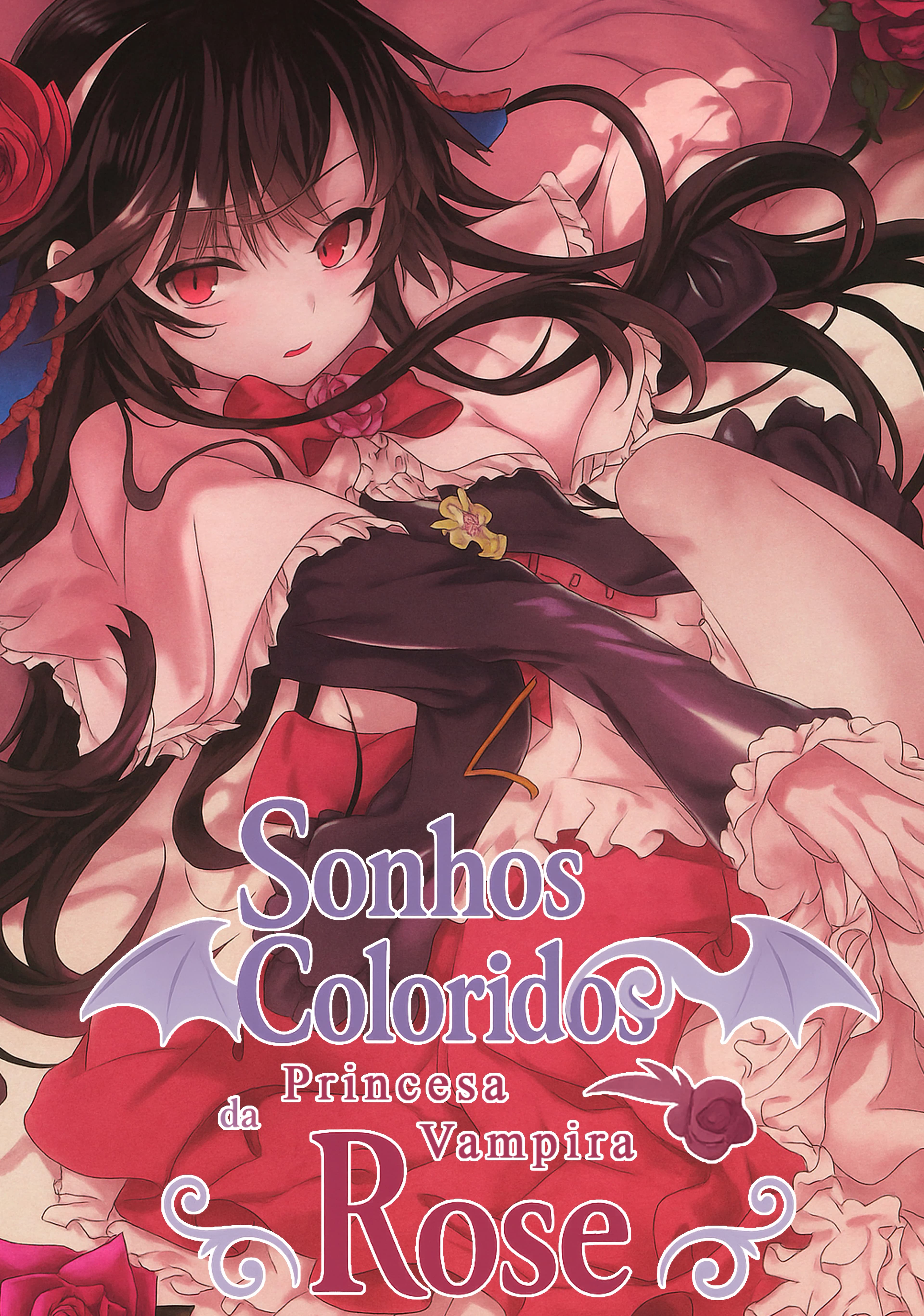 Capa de Sonhos Coloridos da Princesa Vampira Rose