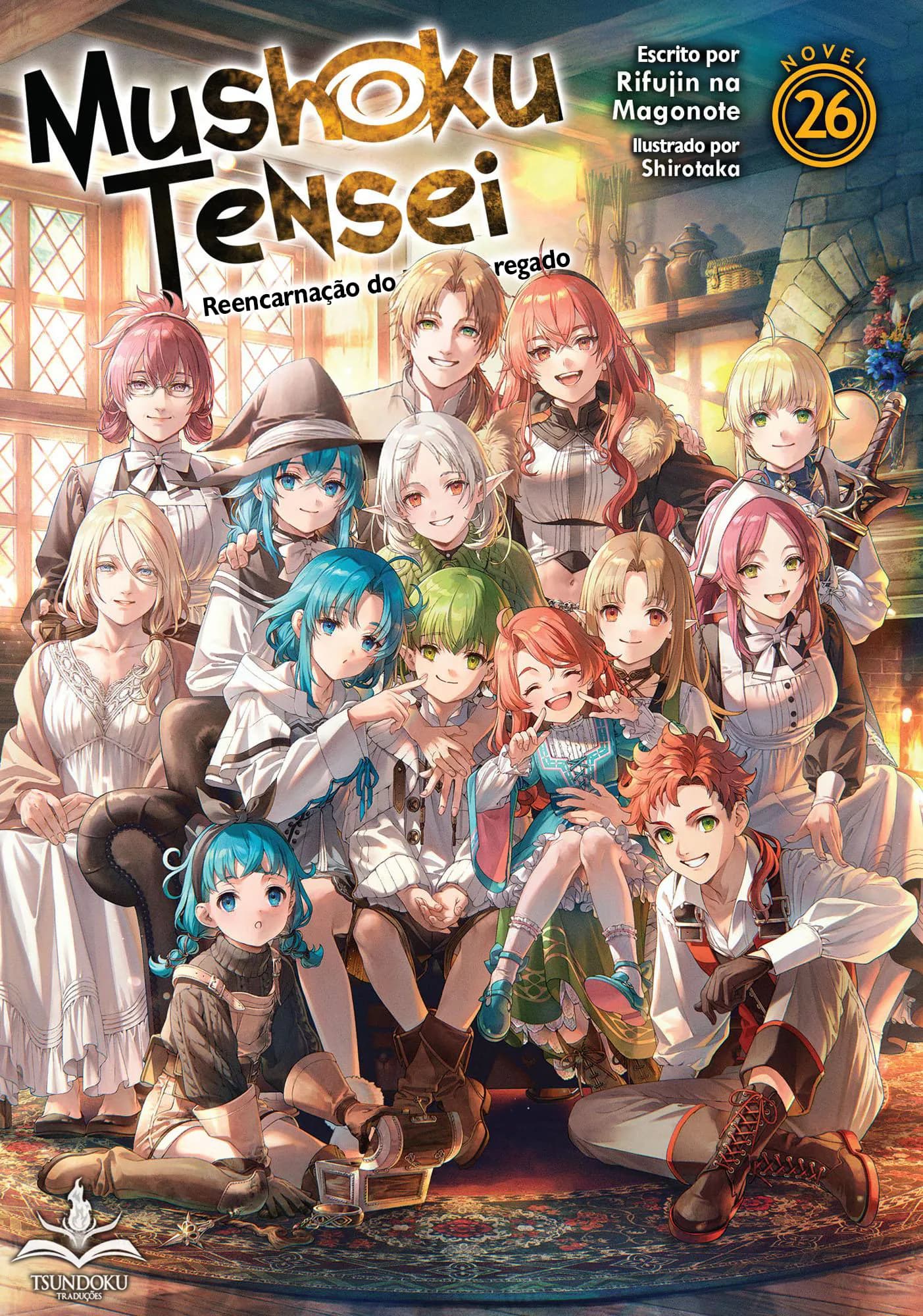 Capa de Mushoku Tensei: Reencarnação do Desempregado