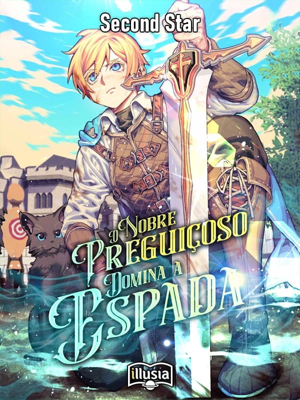 Capa de O Nobre Preguiçoso Domina a Espada